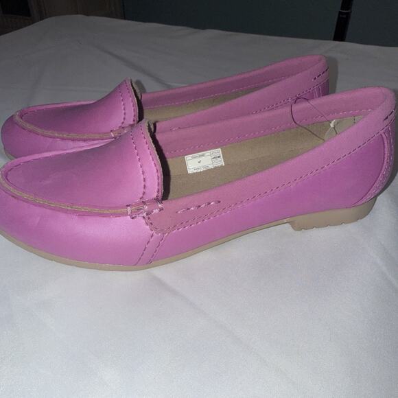 Crocs Shoe Womens 7 Pink Marin Colorlite Loafers Casual Slip On - Picture 1 of 6
